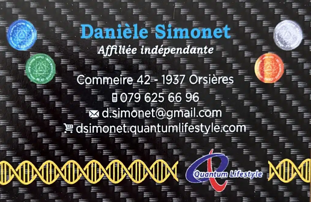 carte de visite de Danièle Simonet